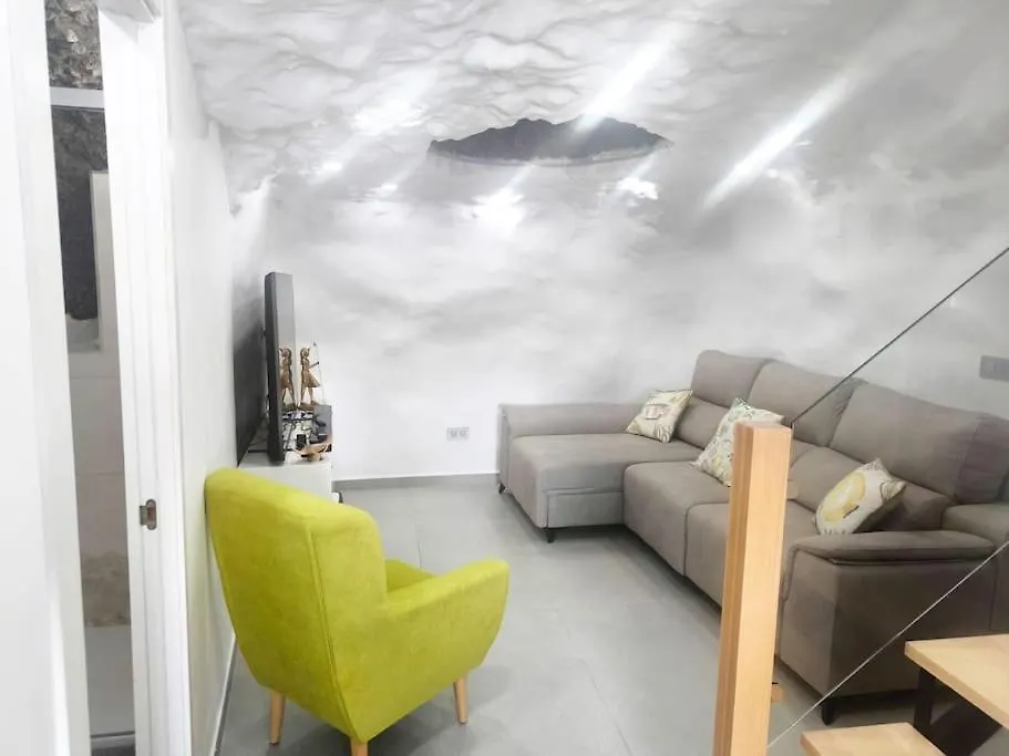 Tufia Cave Beach Home Preciosa Casa Cueva En Frente Del Oceano 特尔德 度假居